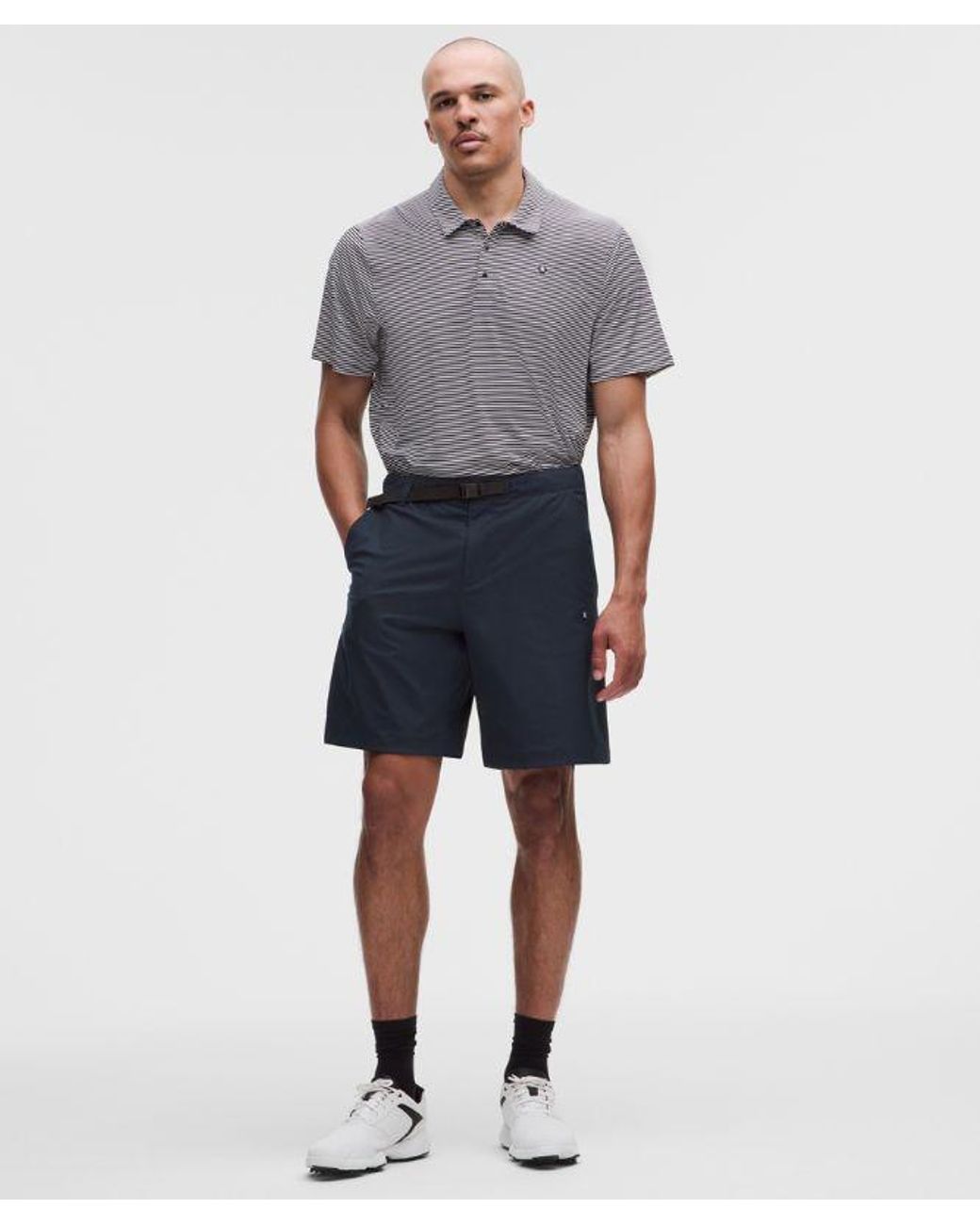 lululemon athletica Blue – Stretch Relaxed-Fit Golf Shorts – 9" – – Size 12 for men