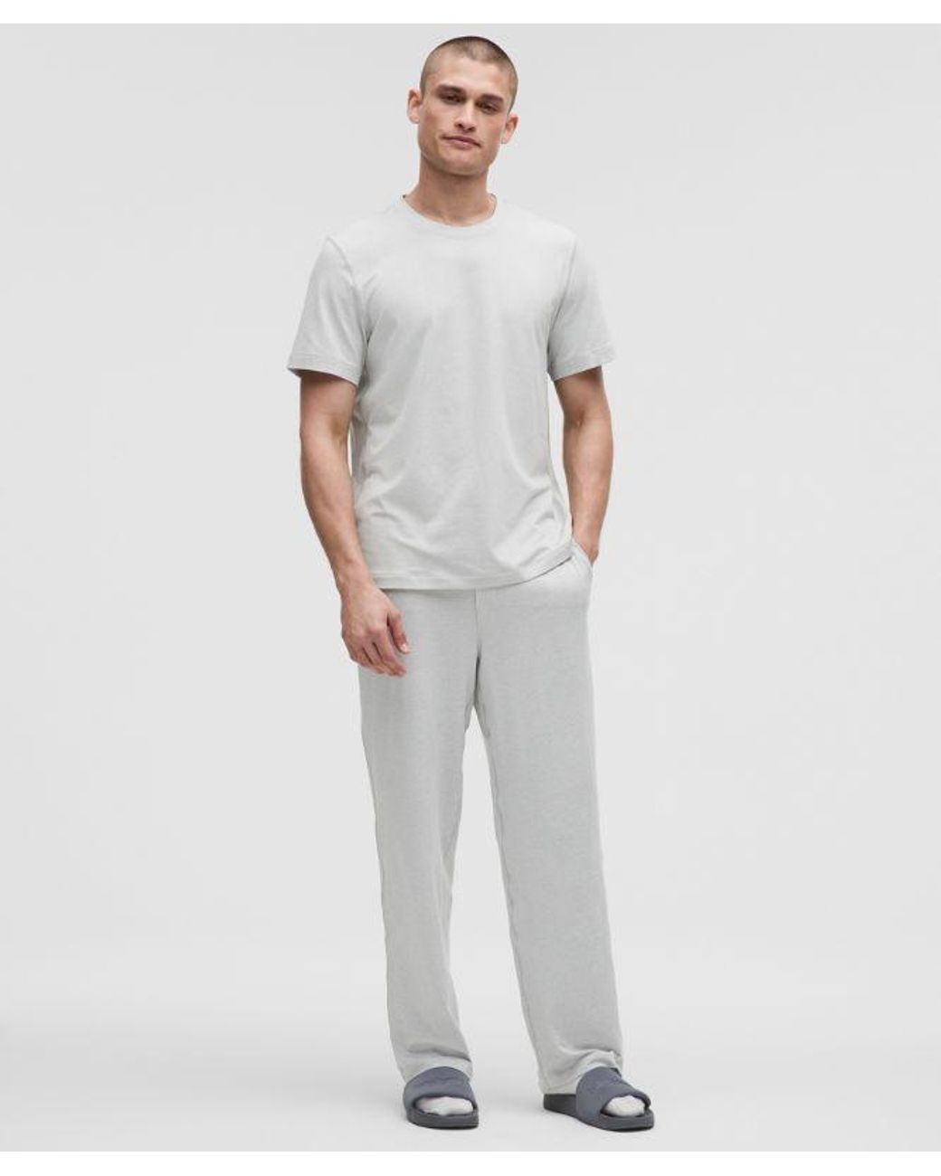 lululemon athletica Gray Soft Jersey Classic-Fit Pant for men