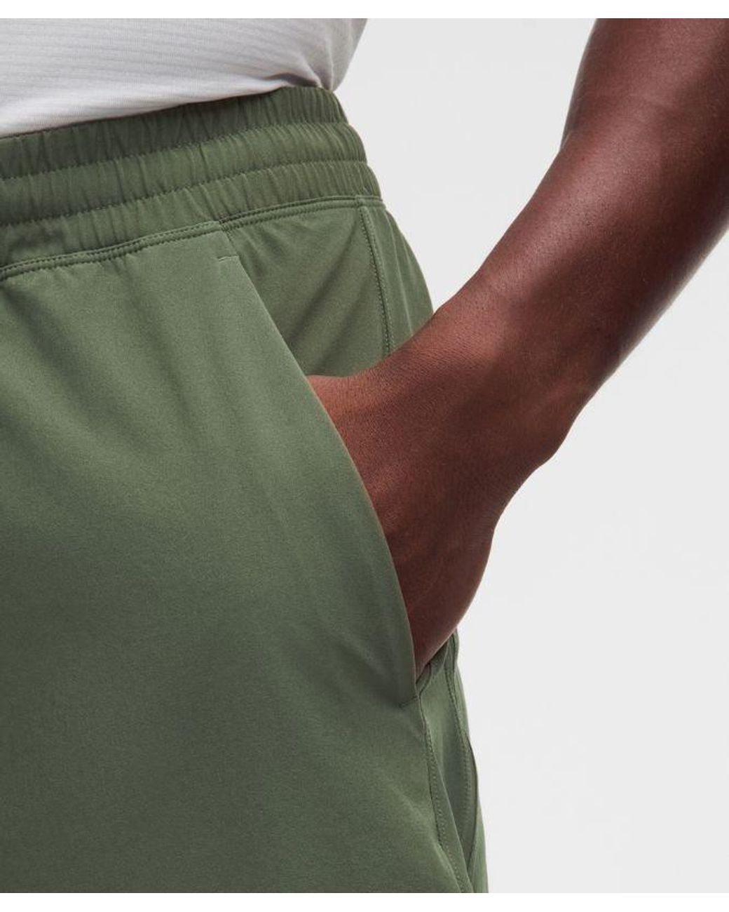 lululemon athletica Gray Pace Breaker Linerless Short 7" for men