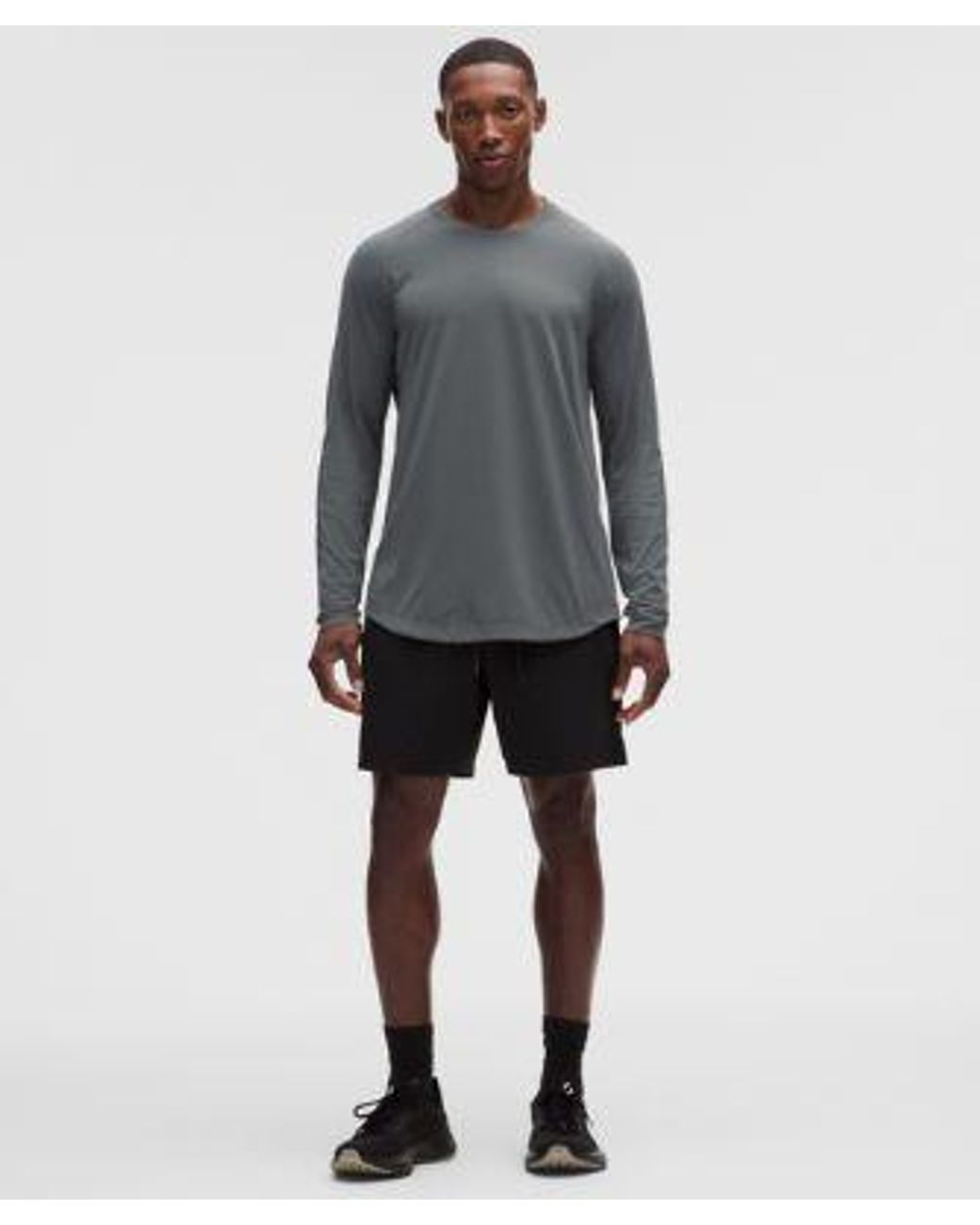 lululemon athletica Gray – License To Train Long-Sleeve Shirt – – Size Large for men
