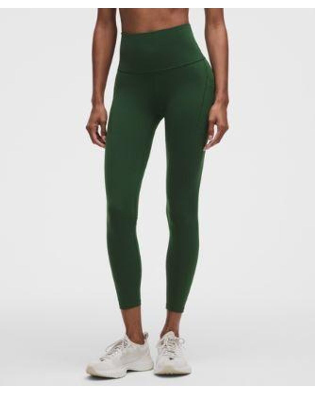 lululemon athletica Green – Wunder Train High-Rise Tight Leggings With Pockets – 25" – – Size 4
