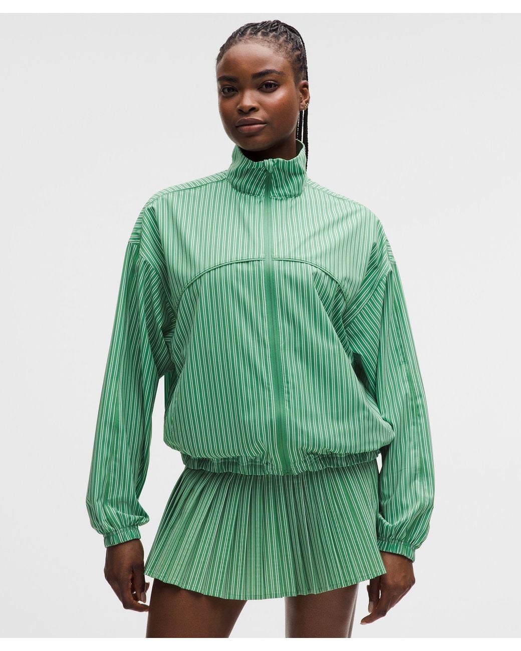 lululemon Uv-Protective Oversized Tennis Jacket in Green | Lyst