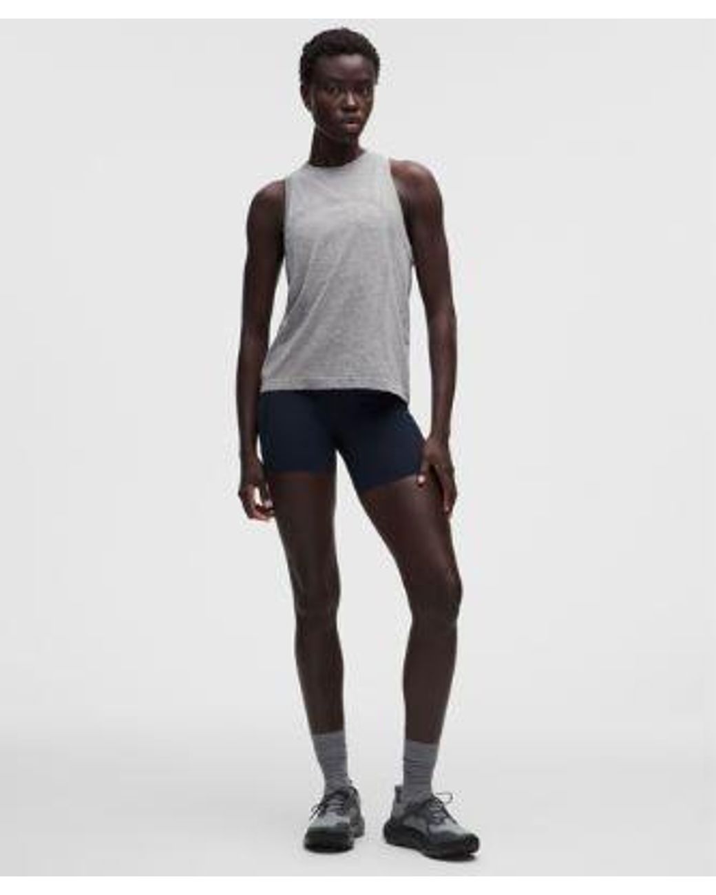 lululemon athletica Gray Swiftly Relaxed Tank Top
