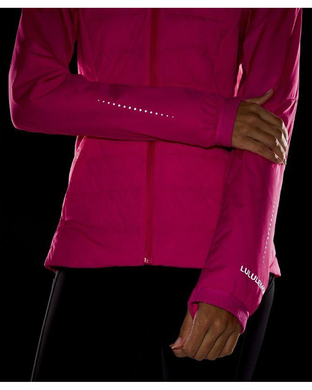 lululemon athletica Pink – Down For It All Jacket – /Neon – Size 12