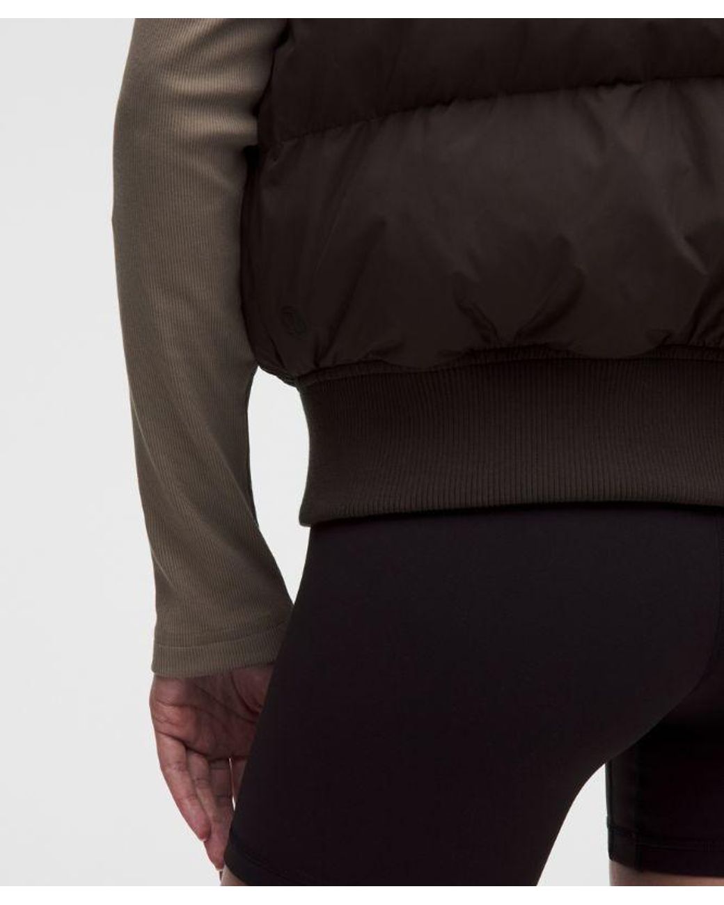 lululemon athletica Black Wunder Puff Bomber Vest