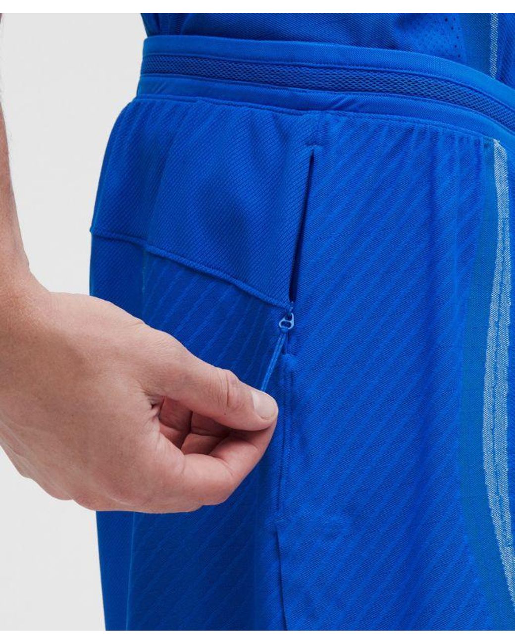 lululemon athletica Blue Fast And Free Airflow Running Short 6" for men