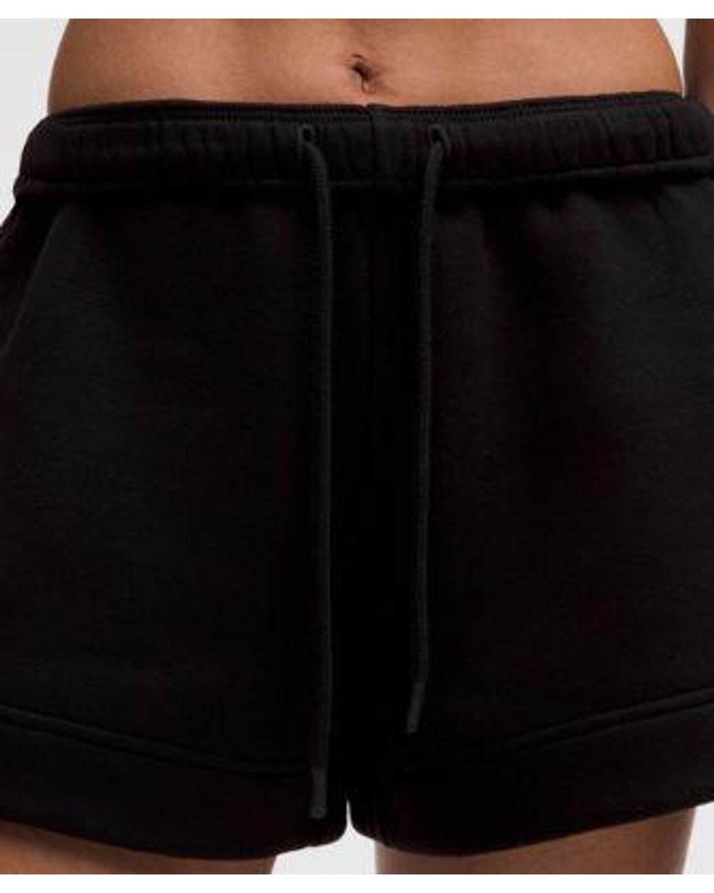 lululemon athletica Black Steady State Superloft Short 3.5"