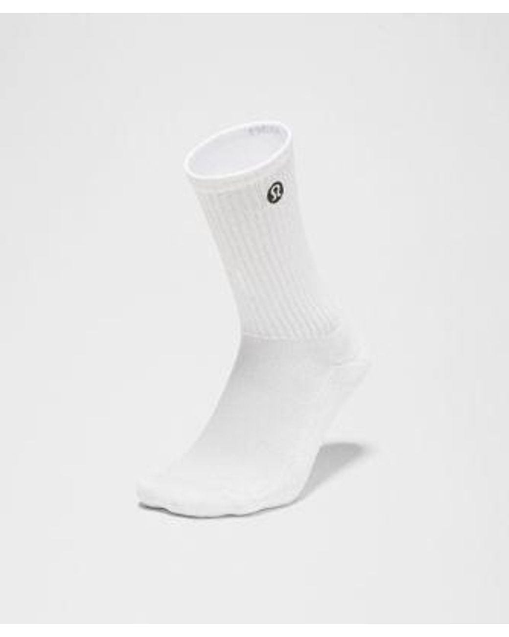 lululemon athletica White – Daily Essential Crew Socks 6 Pack – /Light/ – Size Large