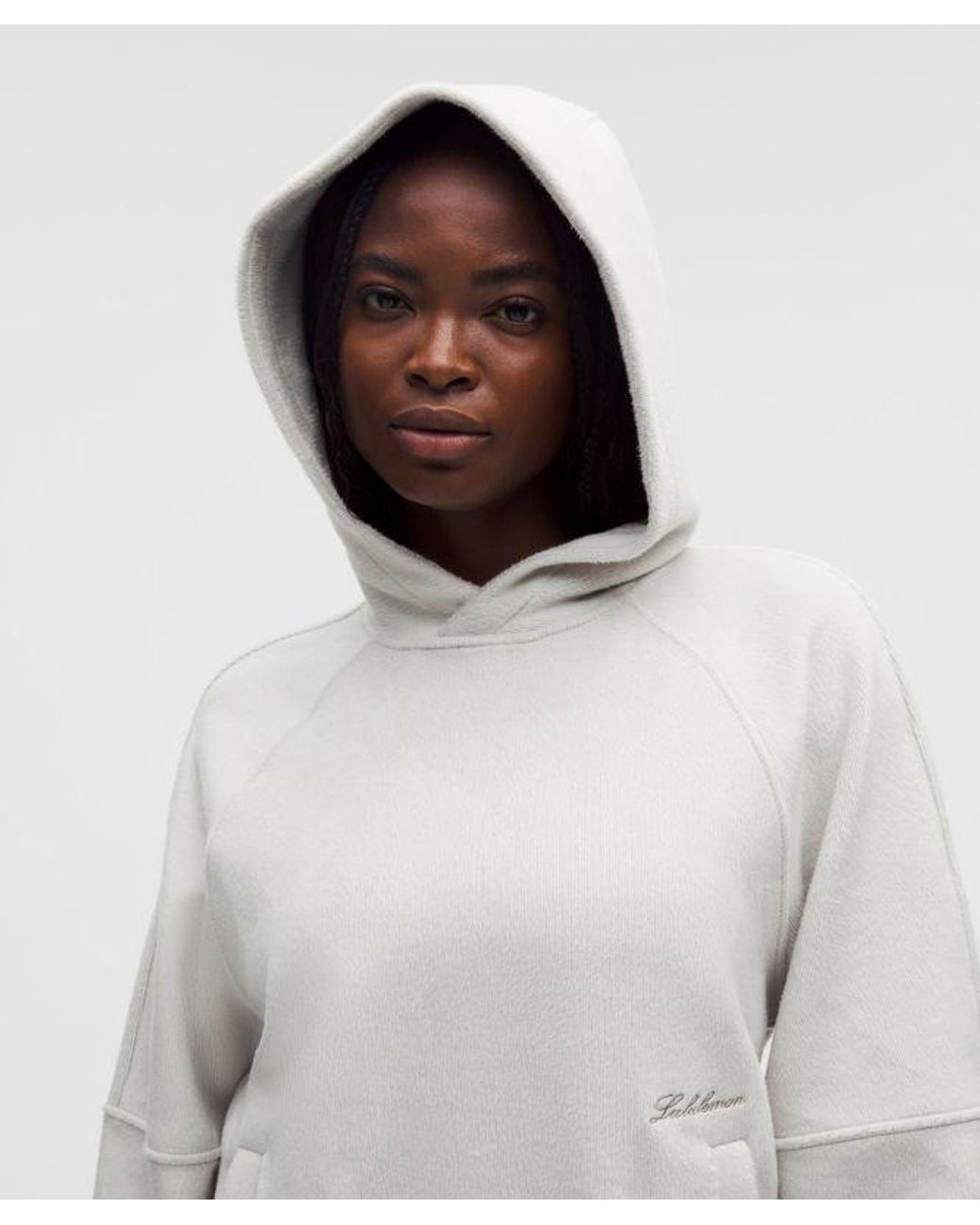lululemon athletica Gray – Plush Velour Oversized Hoodie – – Size Medium