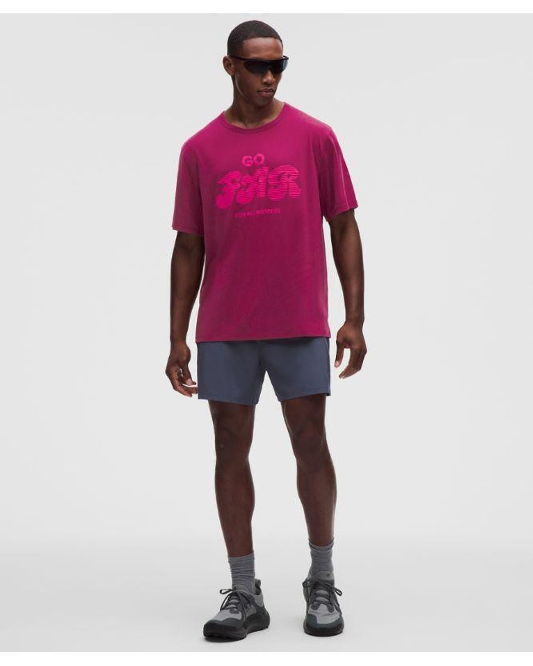 lululemon athletica Red Mile Maker Mesh Short-Sleeve Shirt for men