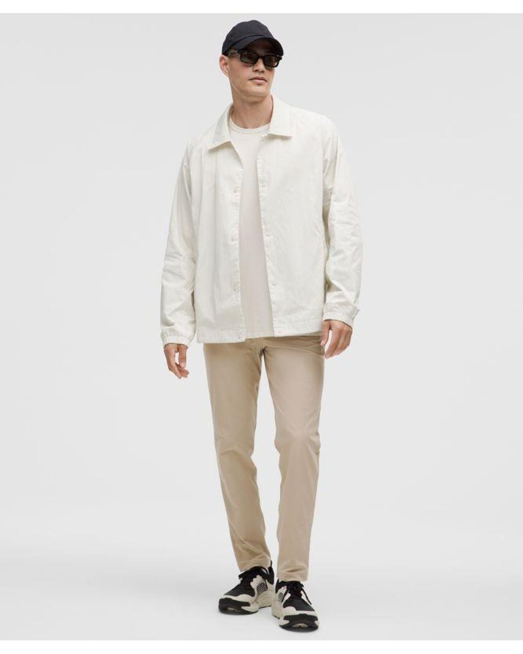 lululemon athletica White Abc Slim-Fit 5 Pocket Pant 28L for men