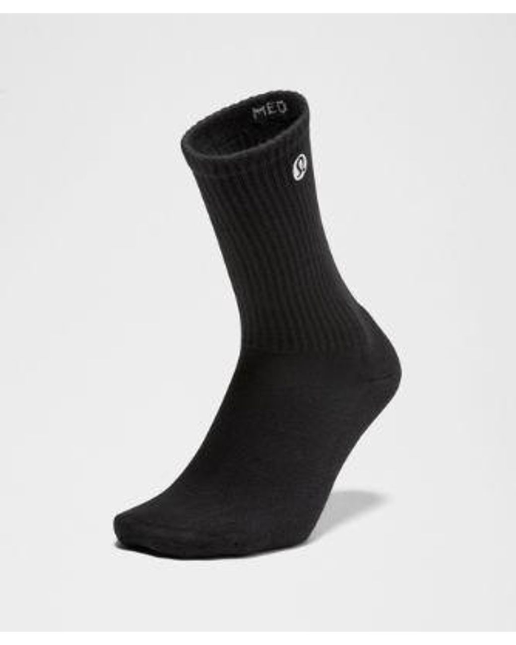 lululemon athletica Black Daily Essential Crew Socks
