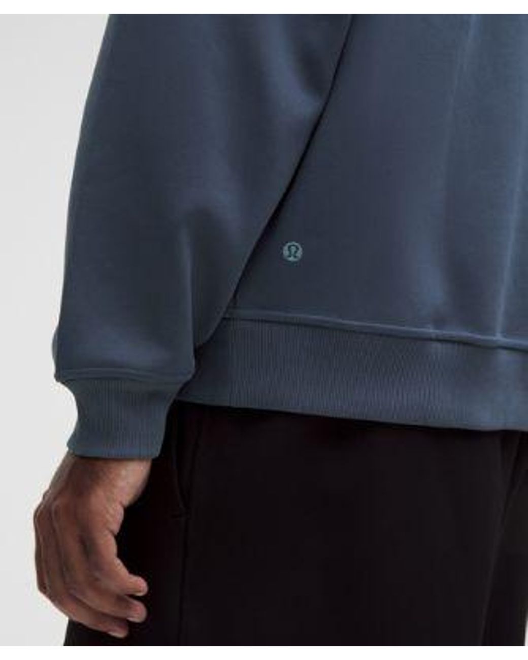 lululemon athletica Blue – Grand Standard Long-Sleeve Crew Sweatshirt – – Size Large for men
