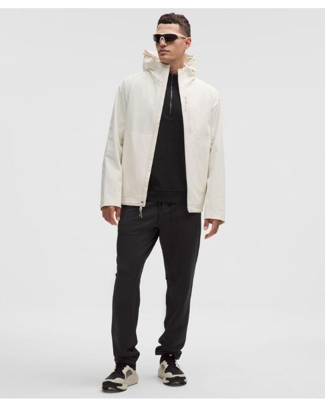 lululemon athletica Black – Engineered Warmth Half Zip Sweatshirt – – Size Large for men