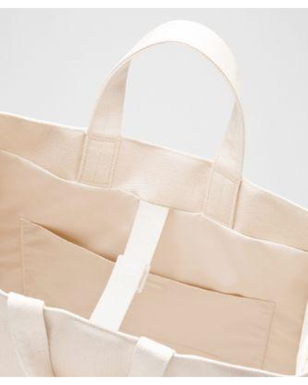 lululemon athletica White – Canvas Market Tote Bag 19L –