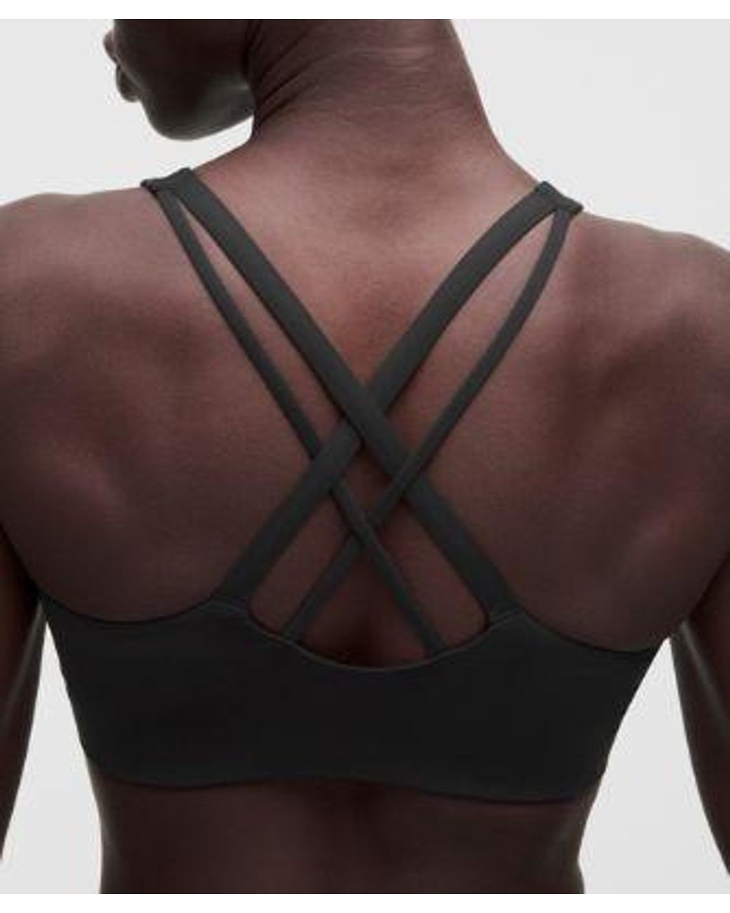 lululemon athletica Black Energy Bra Medium Support, B-D Cups
