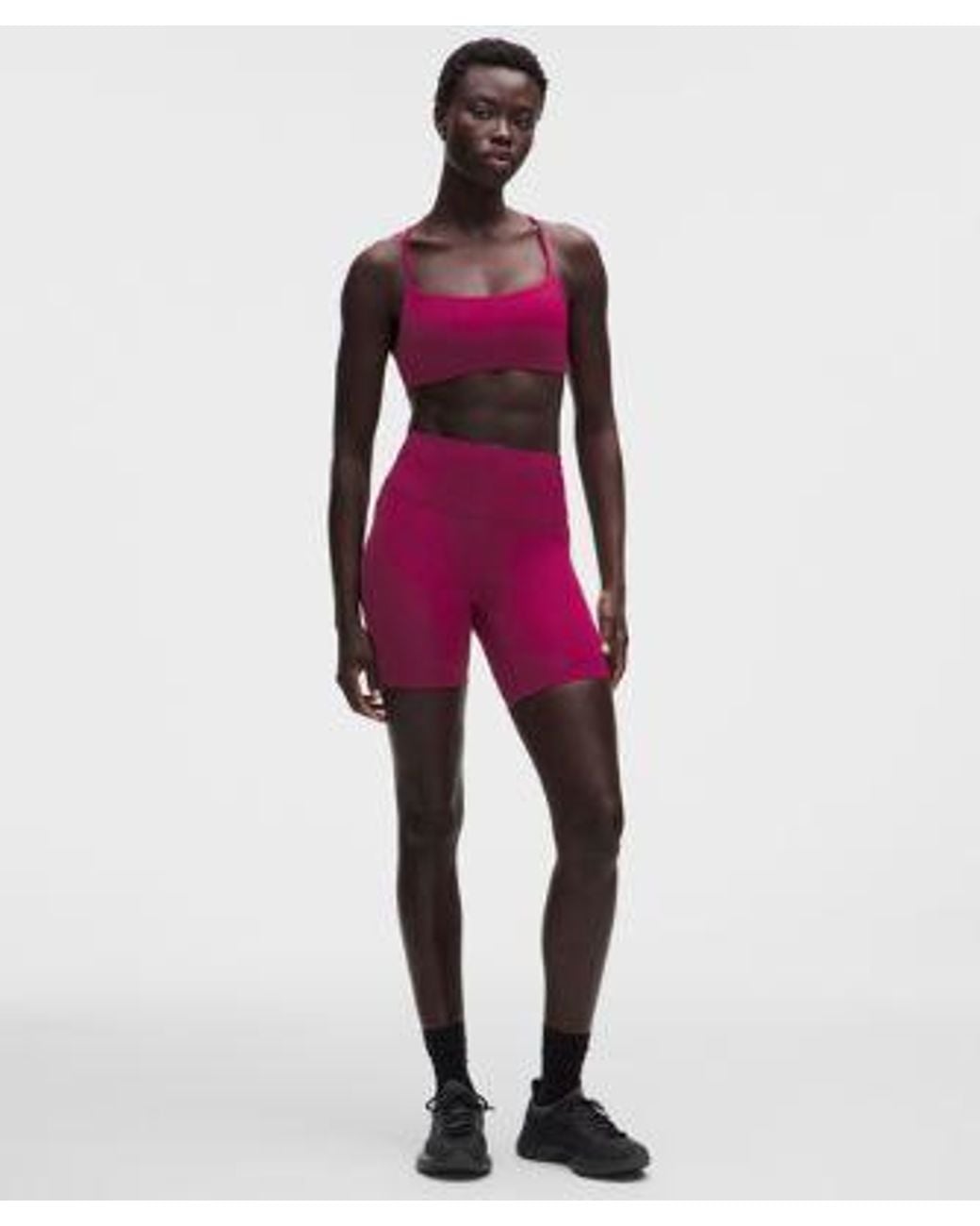 lululemon athletica Pink – Wunder Train No Line High-Rise Shorts – 6" – – Size 4