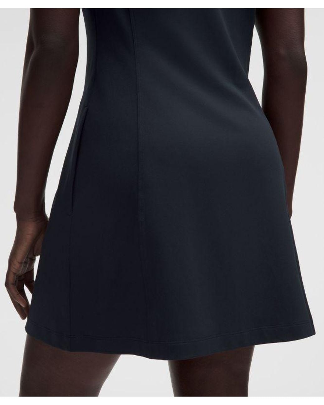 lululemon athletica Blue Sleeveless Golf Polo Dress
