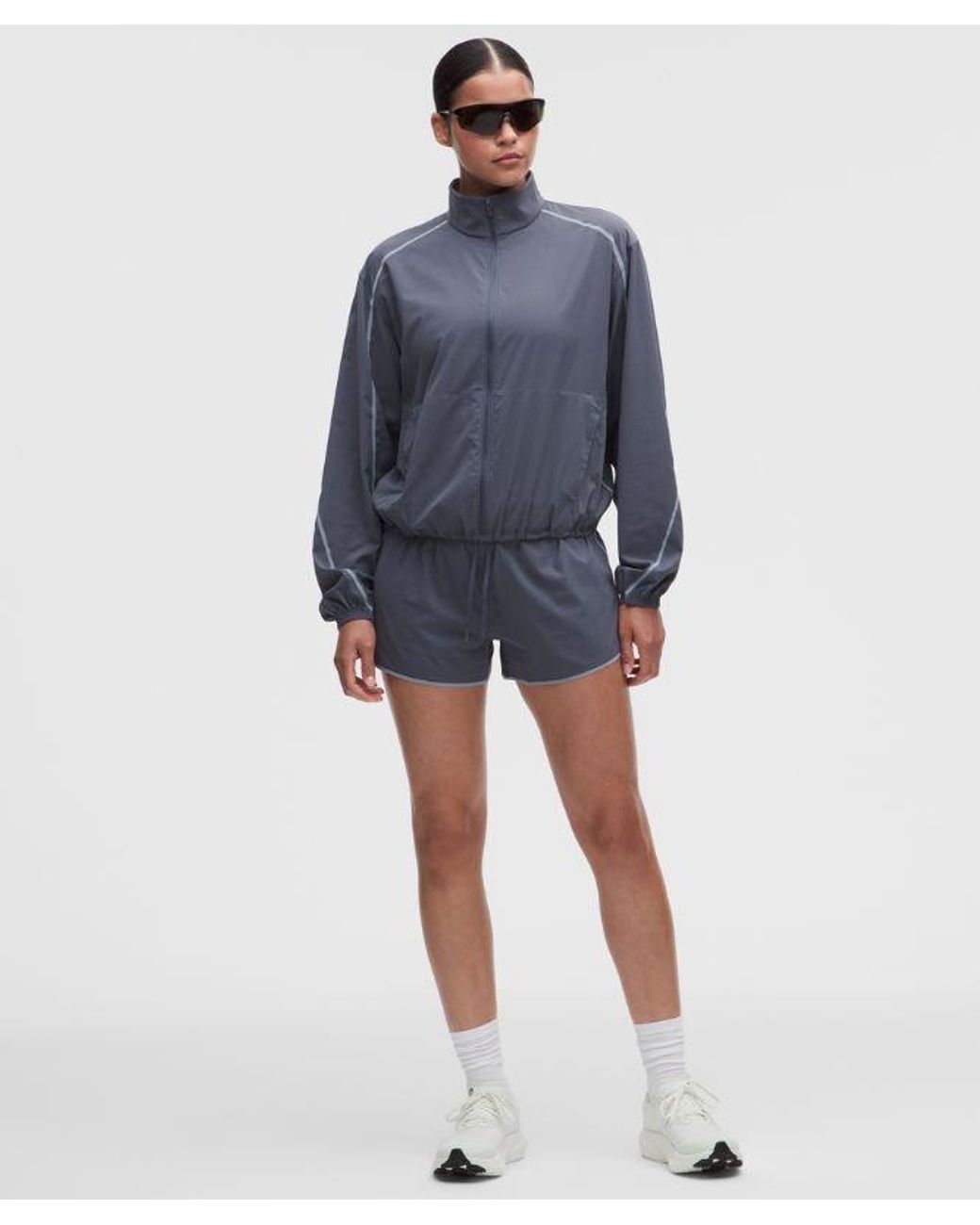 lululemon athletica Blue – Two-Toned Track Jacket – – Size Large