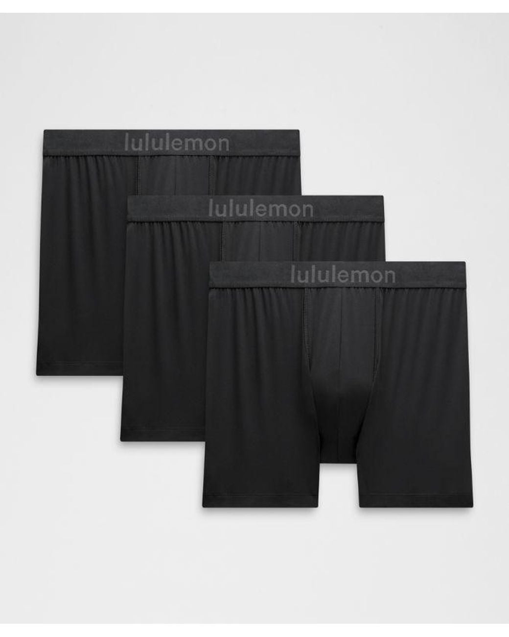 lululemon athletica Black Soft Stretch Active Boxer Brief 5" for men