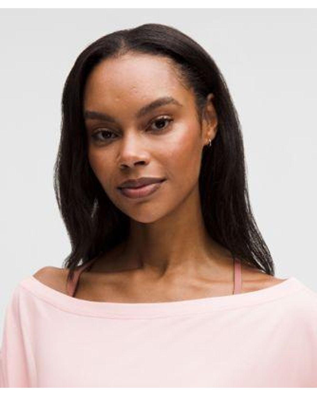 lululemon athletica Pink – Becalm Oversized Boatneck Long-Sleeve Shirt – – Size Medium