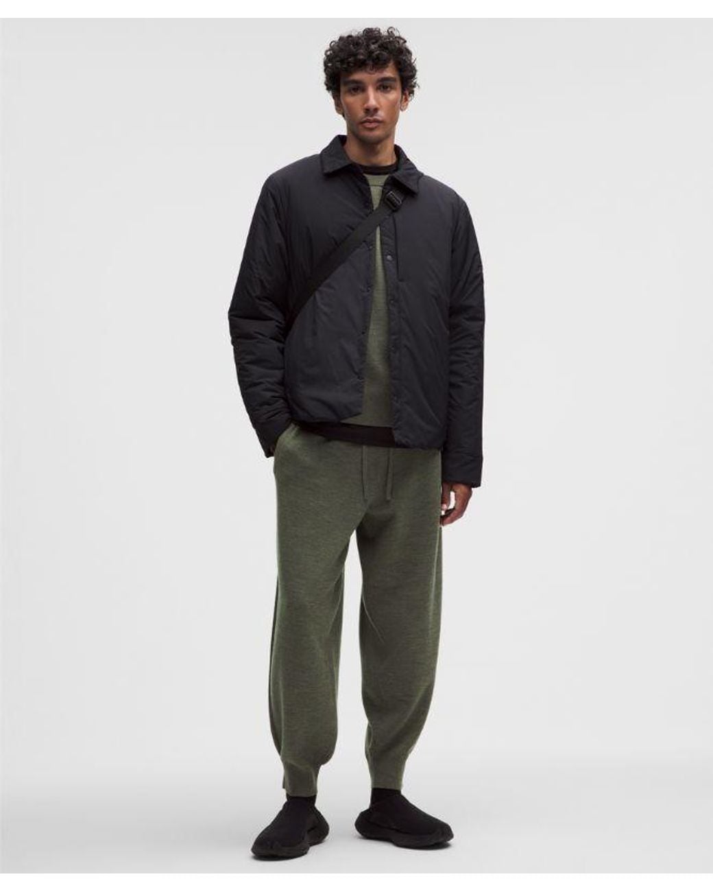 lululemon athletica Black – Merino Knit Joggers Regular – – Size Large for men