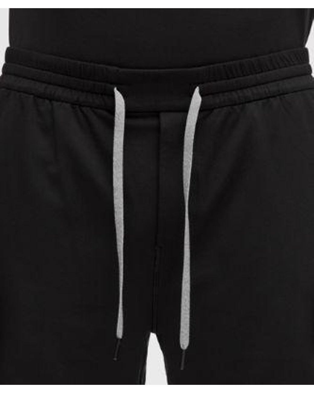 lululemon athletica Black Soft Jersey Short 5" for men