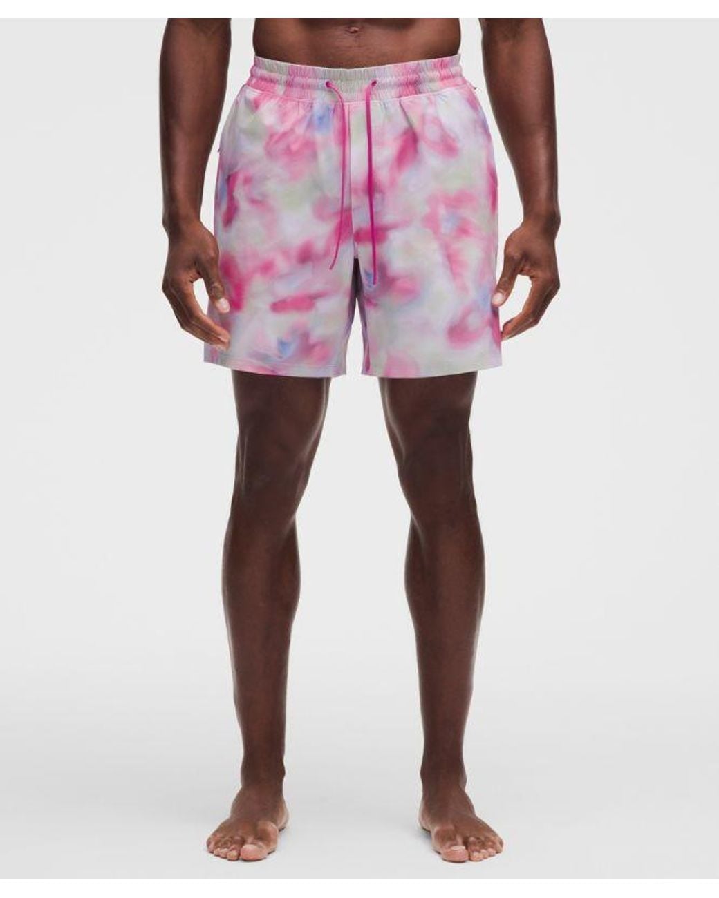 lululemon athletica Red Swim Short 7" for men