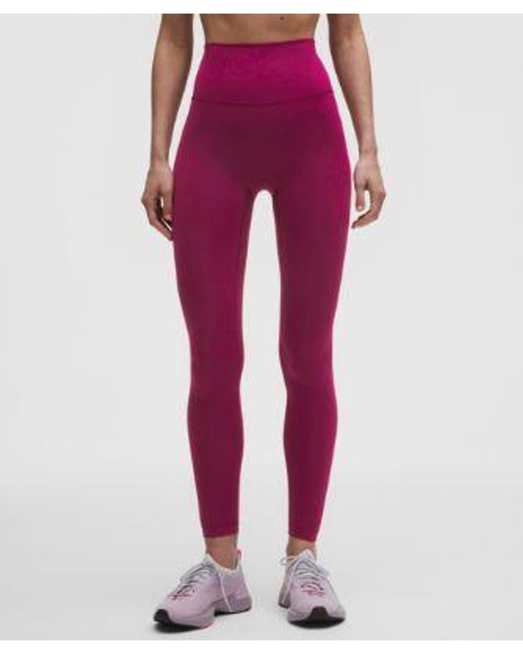 lululemon athletica Red Wunder Train No Line High-Rise Tight 28"