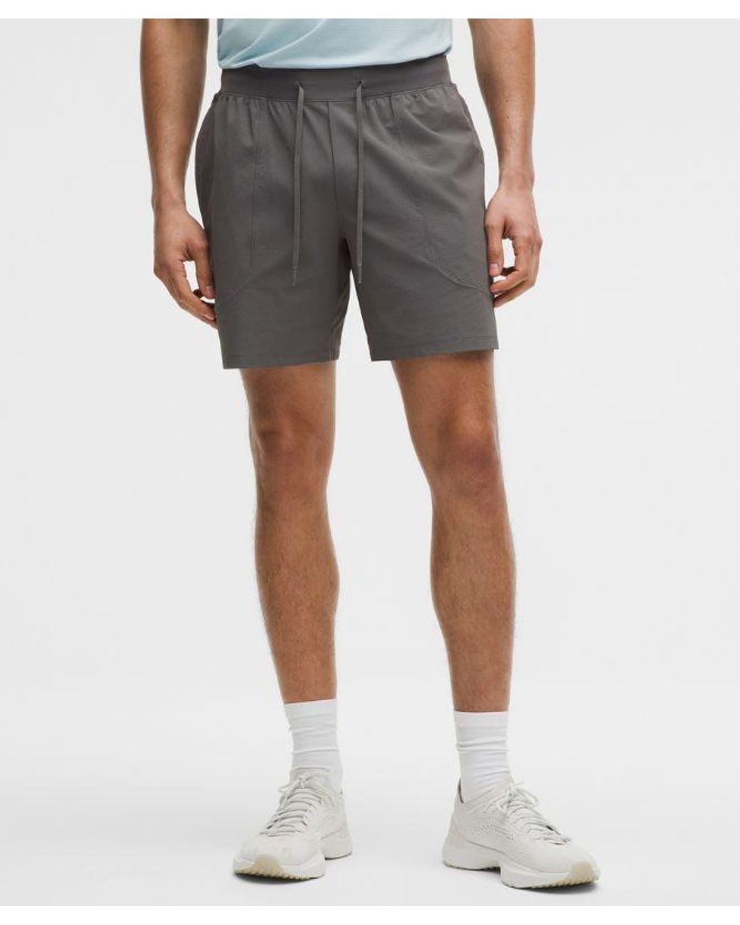 lululemon athletica Blue License To Train Linerless Short 7" for men