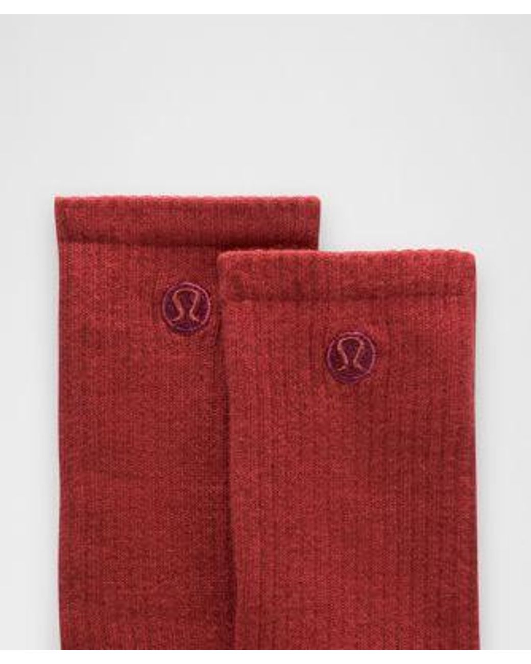 lululemon athletica Blue – Daily Essential Crew Socks 3 Pack – – Size Large