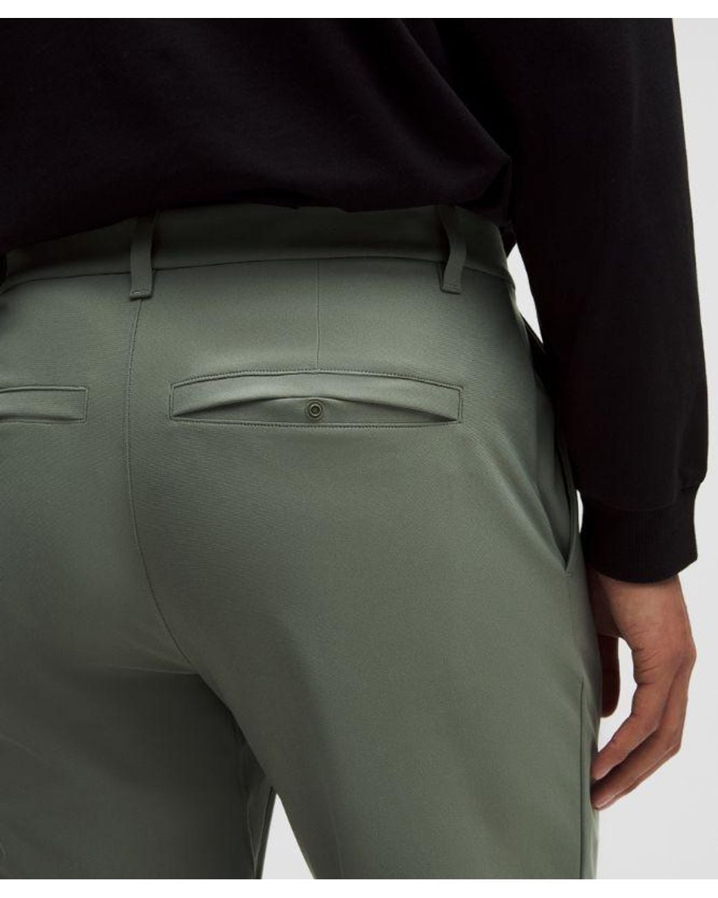 lululemon athletica Black Abc Classic-Fit Trouser 34L for men