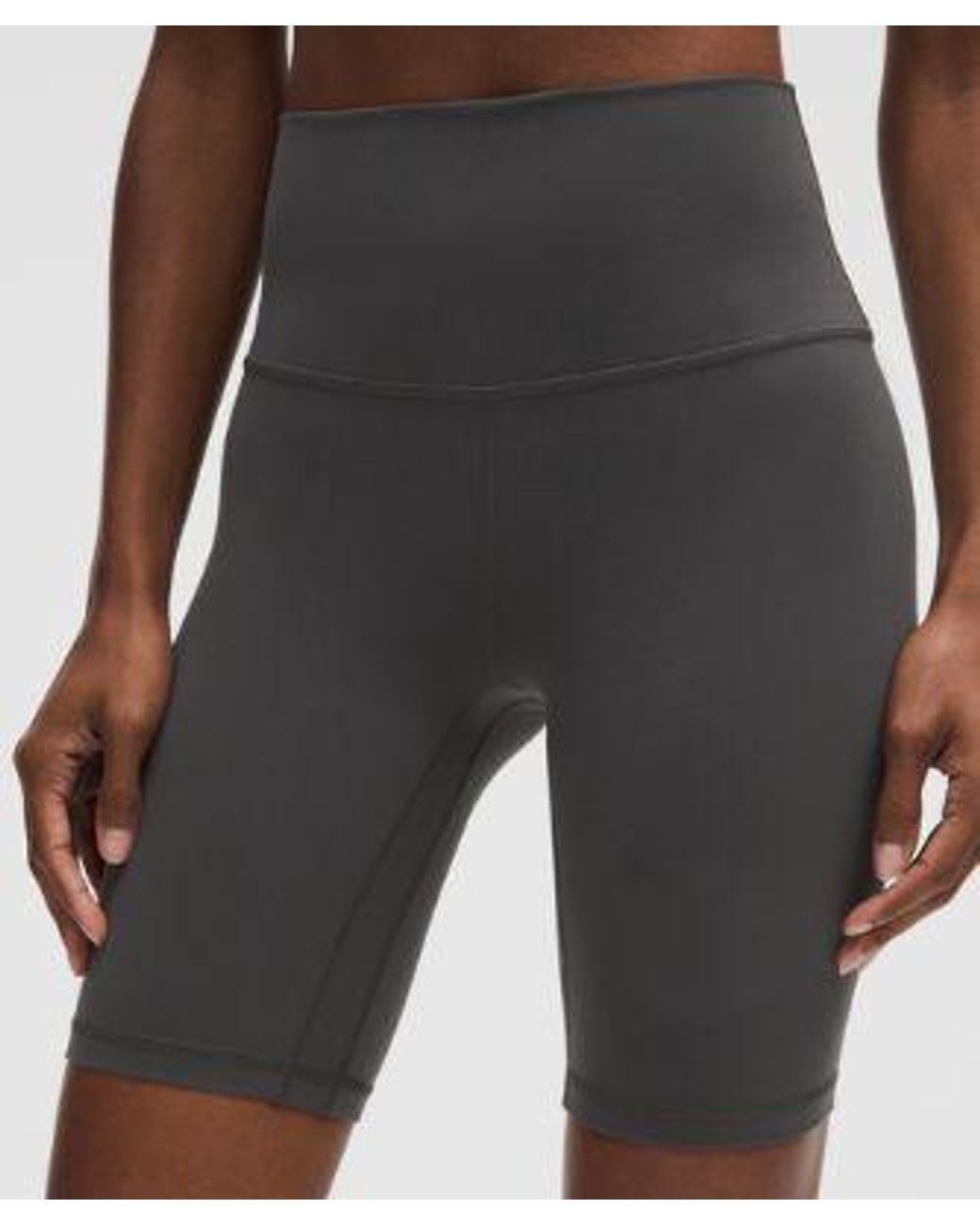 lululemon athletica Gray – Align High-Rise Shorts – 8" – – Size 8