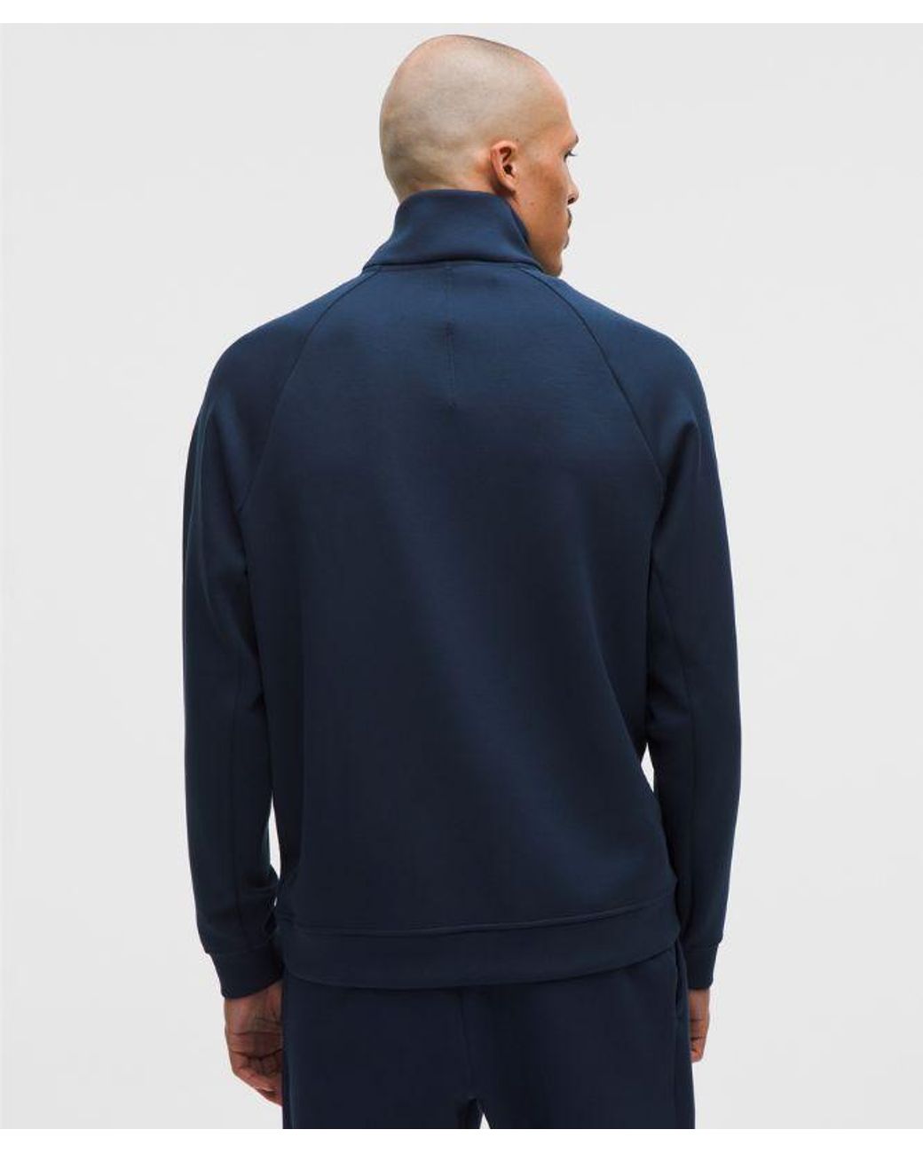 lululemon athletica Blue – Smooth Spacer Quarter Zip – – Size Large for men