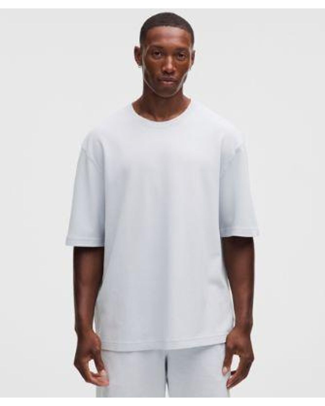lululemon athletica White Pique Performer Relaxed T-Shirt for men