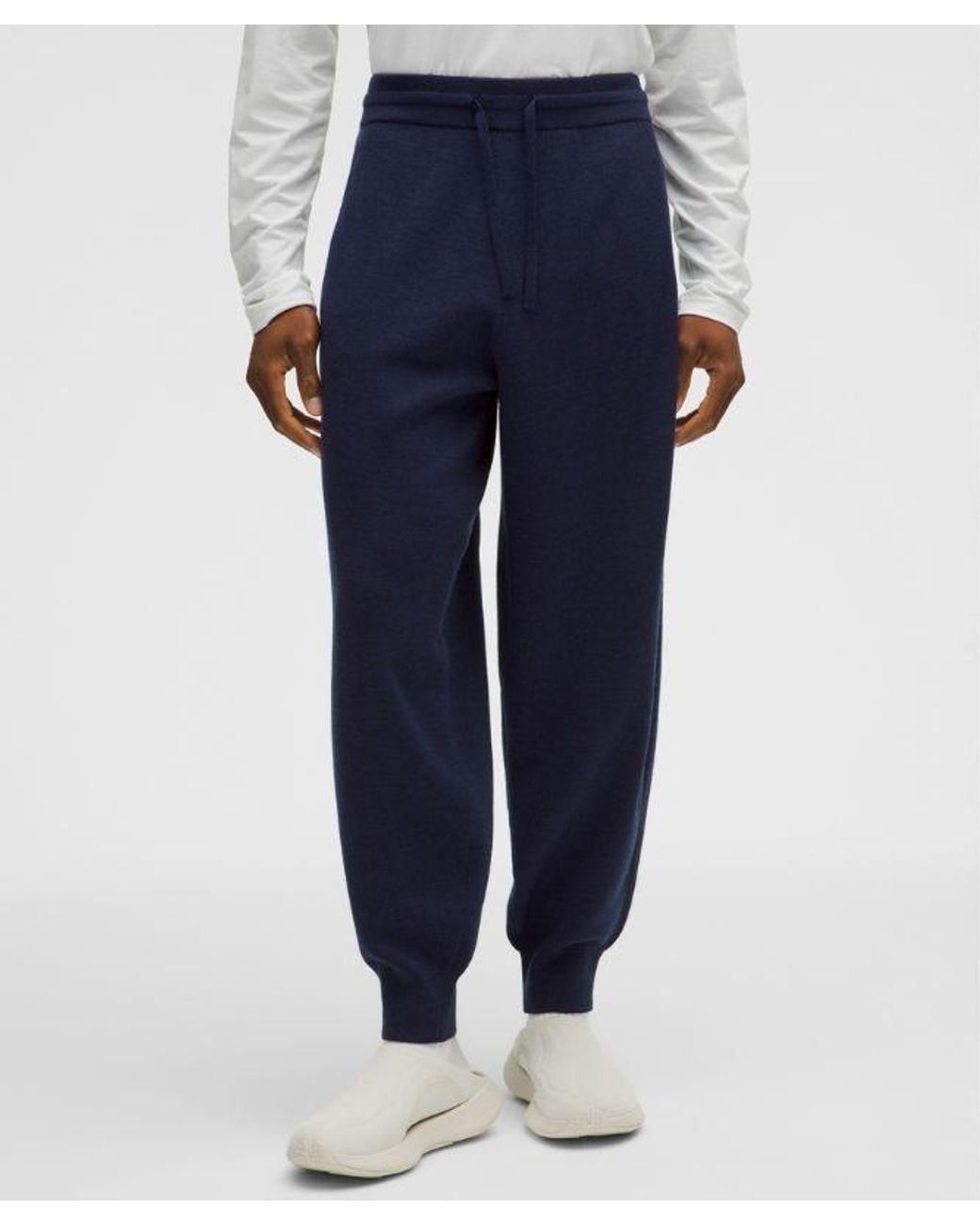 lululemon athletica Blue – Merino Knit Joggers Regular – – Size Large for men