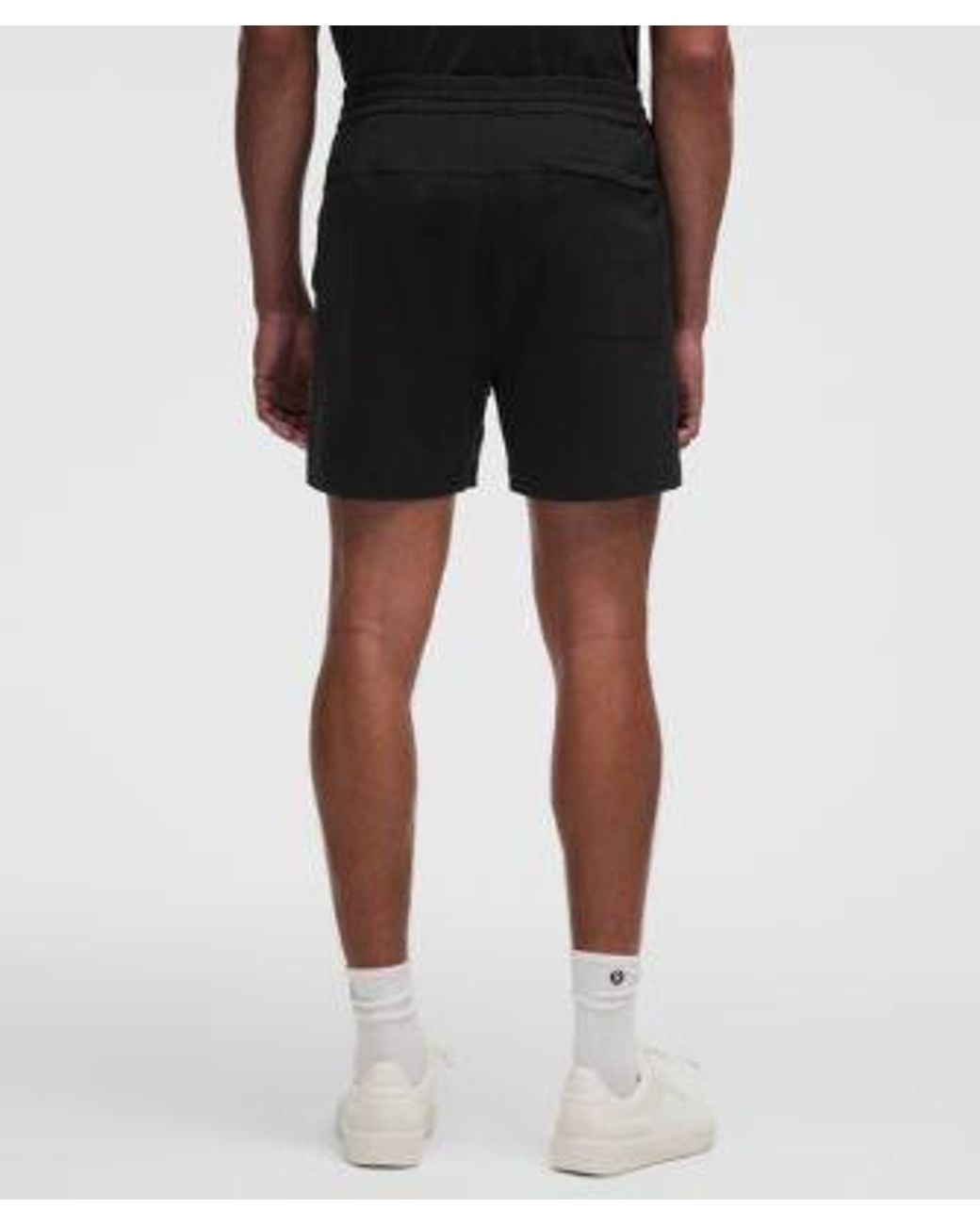 lululemon athletica Black Soft Jersey Short 5" for men