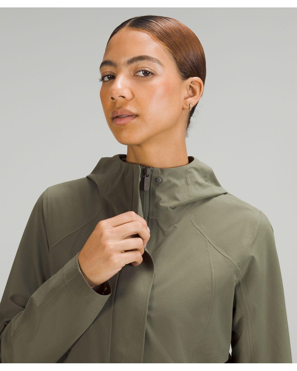 Lululemon green deals rain jacket