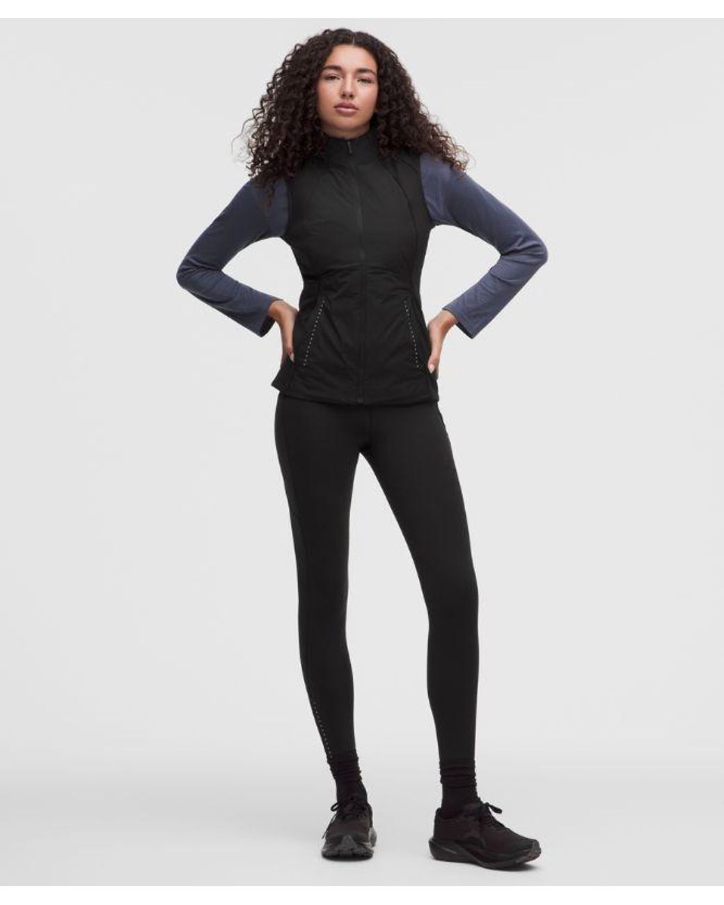 lululemon athletica Black Down For It All Running Vest