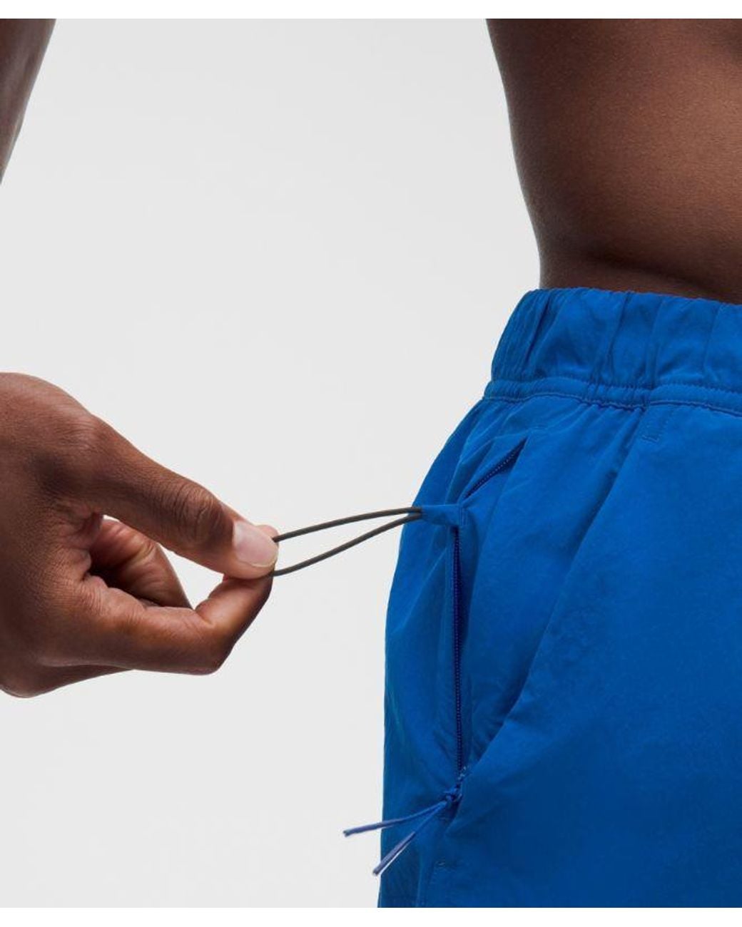 lululemon athletica Blue Beach To Trail Lined Short 5" for men