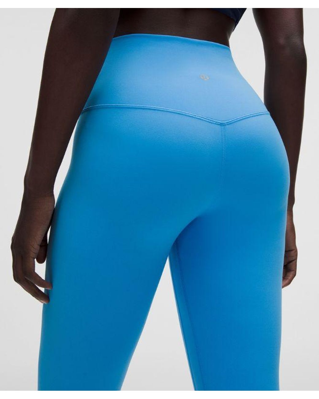 lululemon athletica Blue Align High-Rise Crop 21"