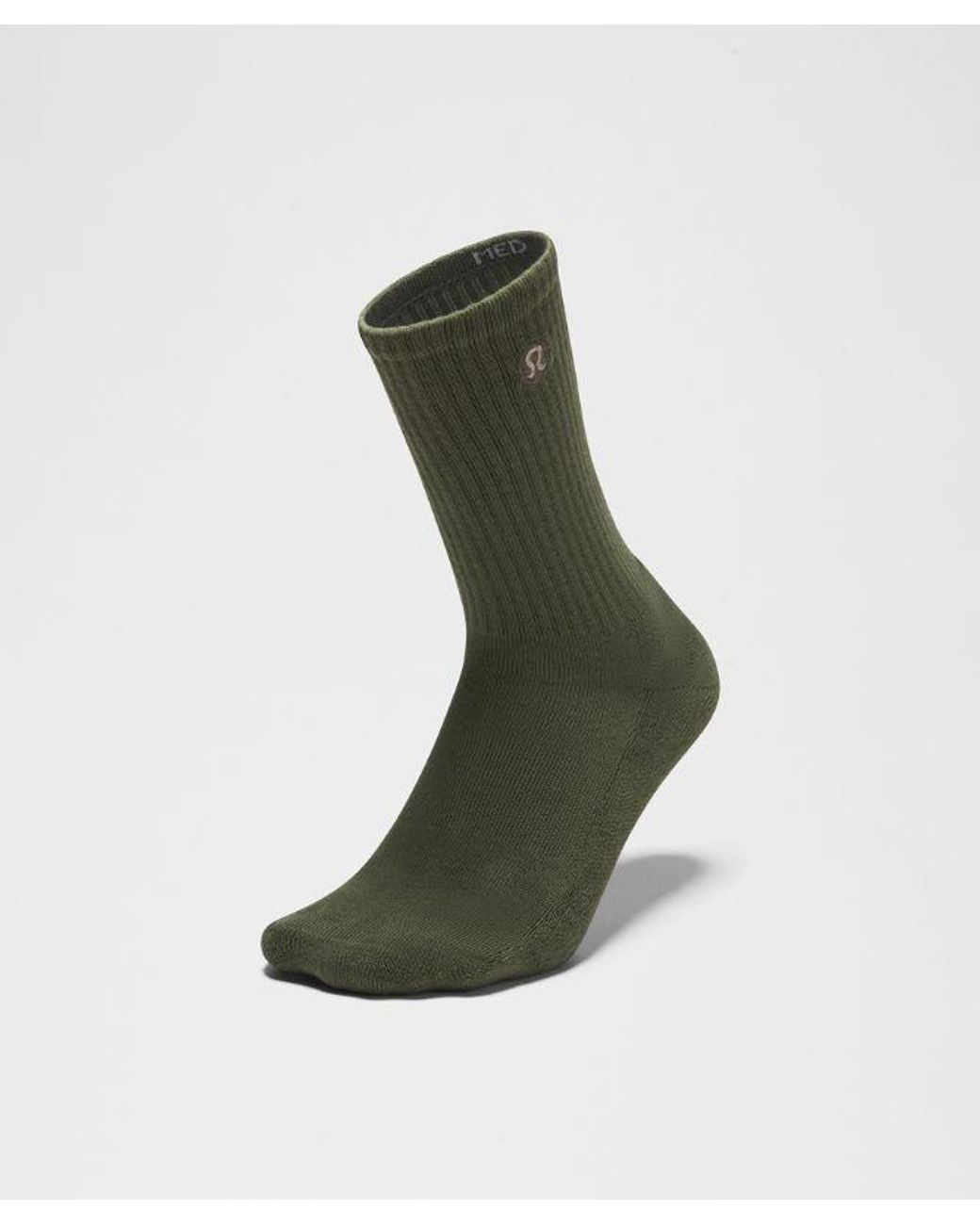 lululemon athletica White – Daily Essential Crew Socks 3 Pack – – Size Large