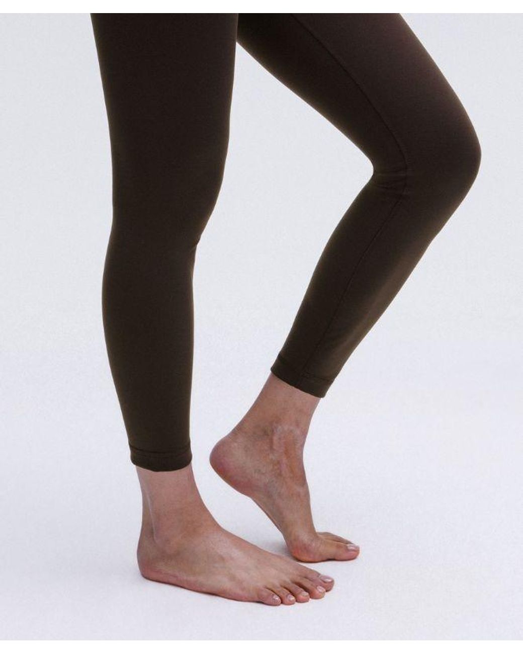 lululemon athletica Black Wunder Under Smoothcover High-rise Tight Leggings - 25" - Color Brown - Size 12