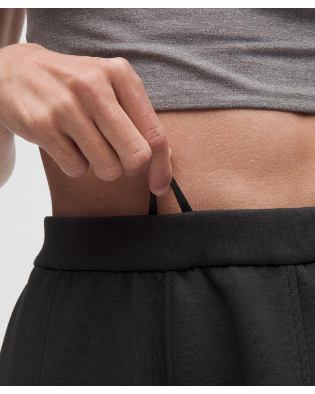 lululemon athletica Black Smooth Spacer High-Rise Short 5"