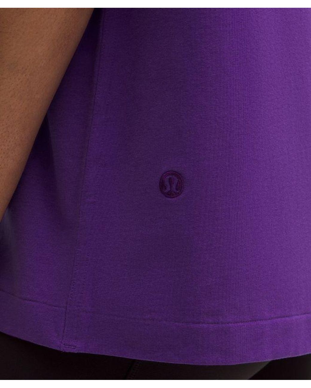 lululemon athletica Purple – All Yours Organic T-Shirt – Cotton-Blend – – Size Medium