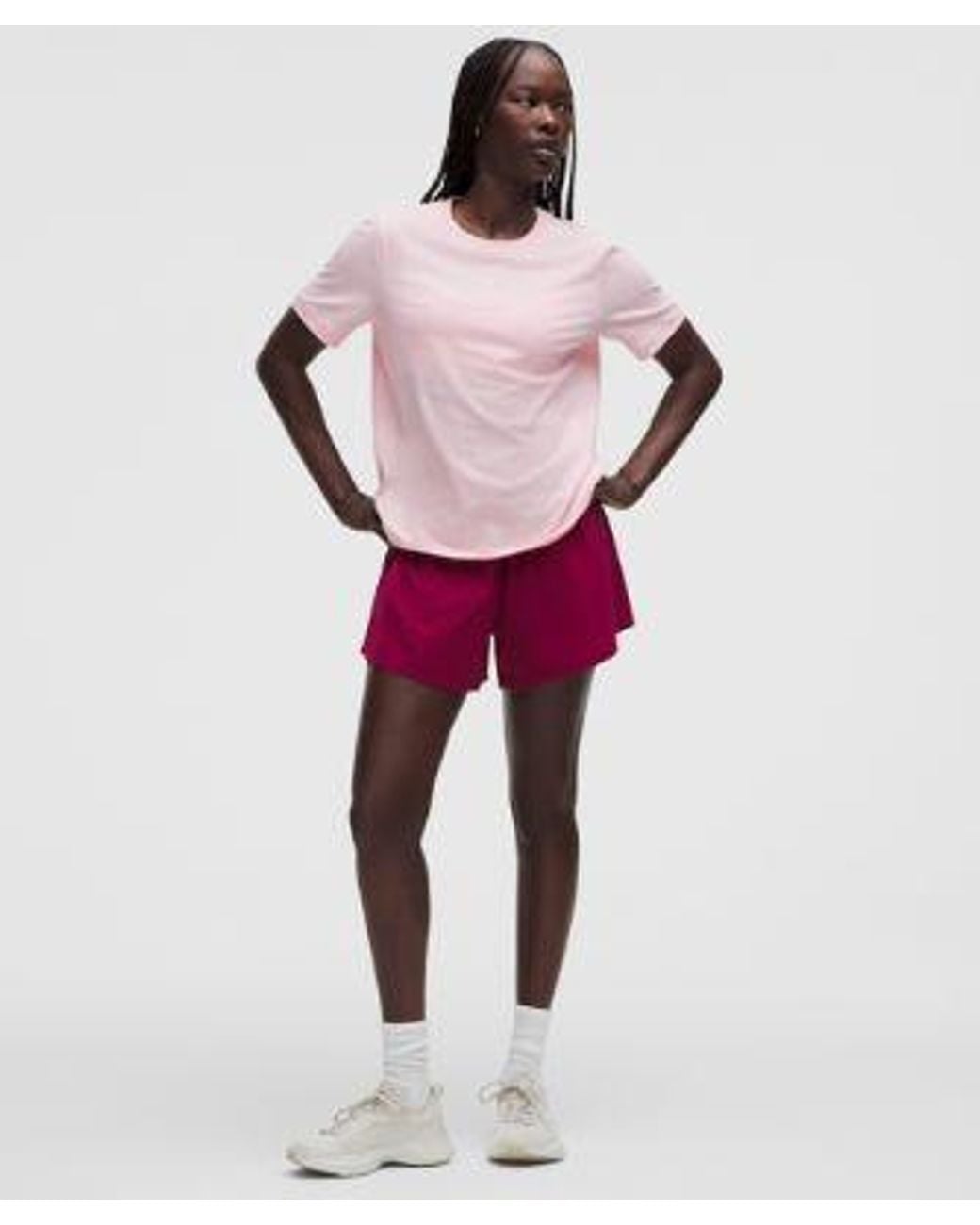 lululemon athletica Red The Classic Jersey Tee
