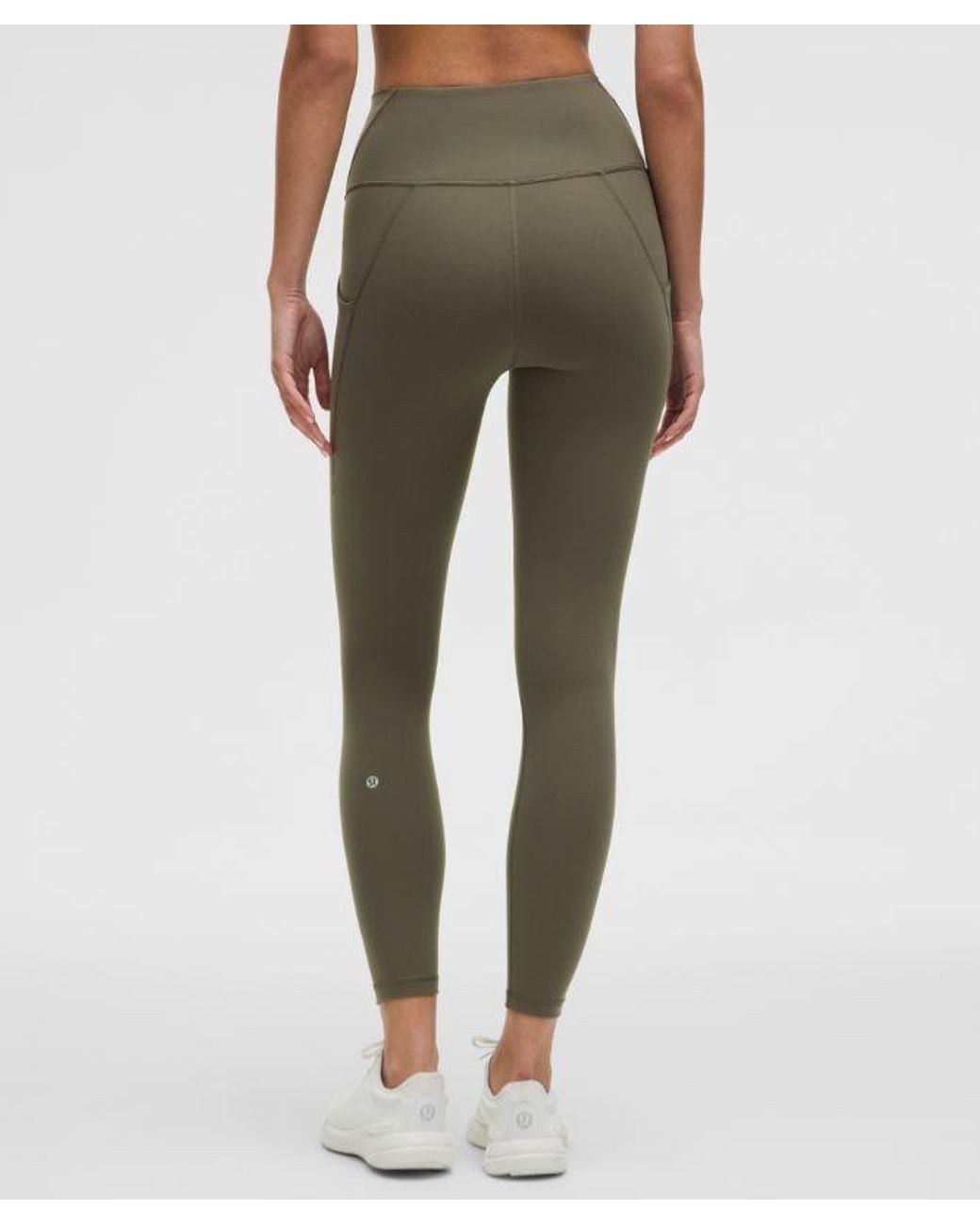 lululemon athletica Green – Wunder Train High-Rise Tight Leggings With Pockets – 25" – – Size 4