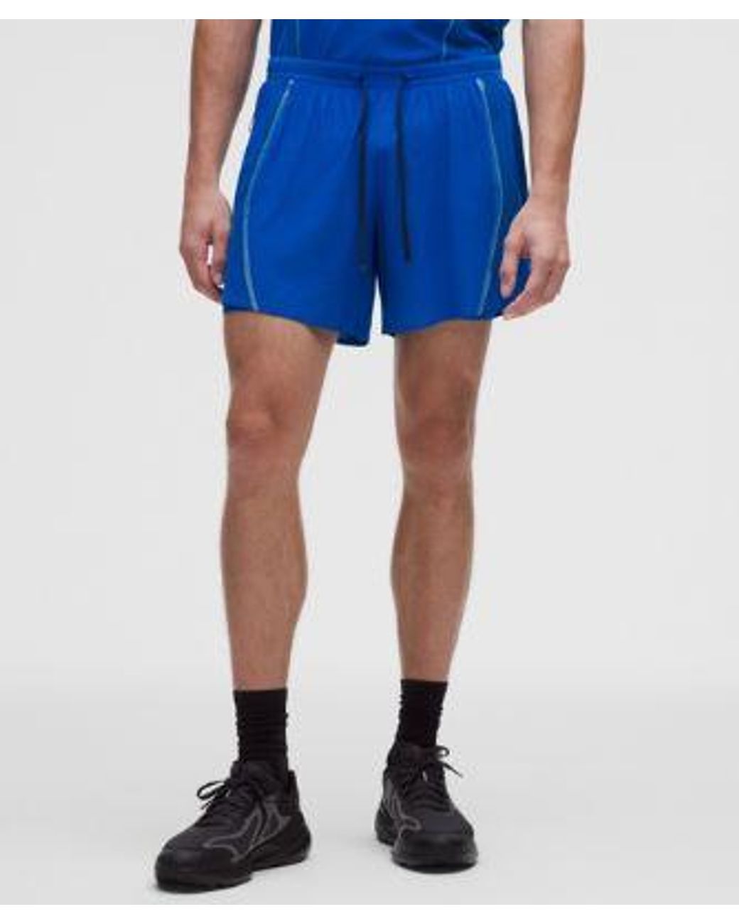 lululemon athletica Blue Fast And Free Airflow Running Short 6" for men