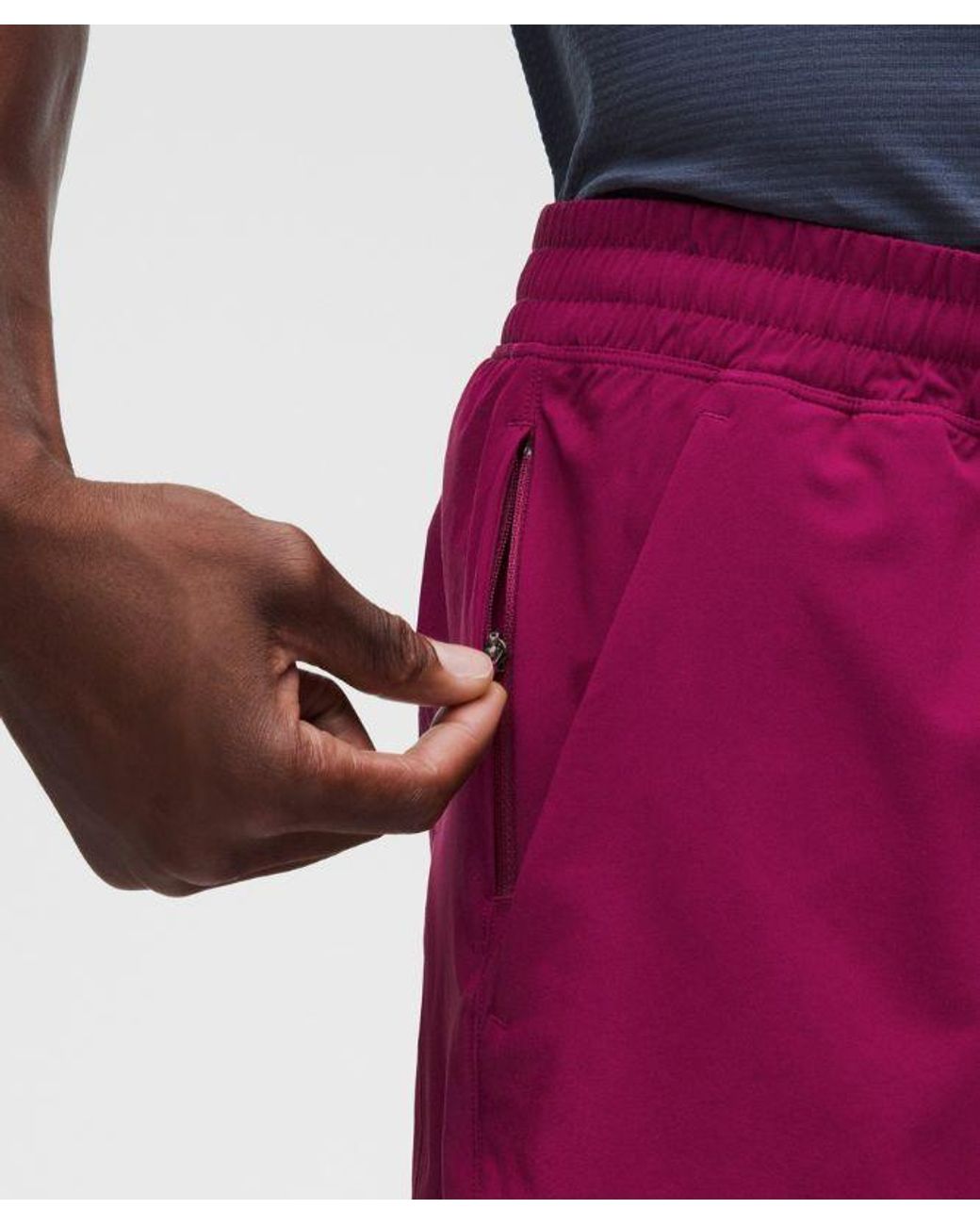 lululemon athletica Blue Pace Breaker Linerless Short 7" for men