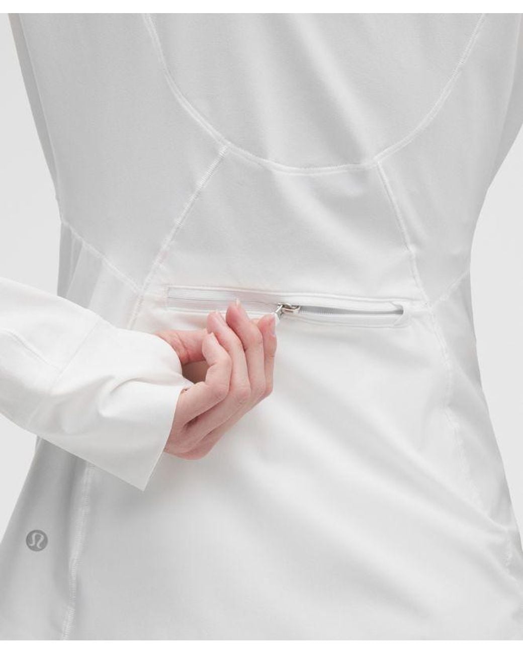 lululemon athletica White Mist Over Windbreaker